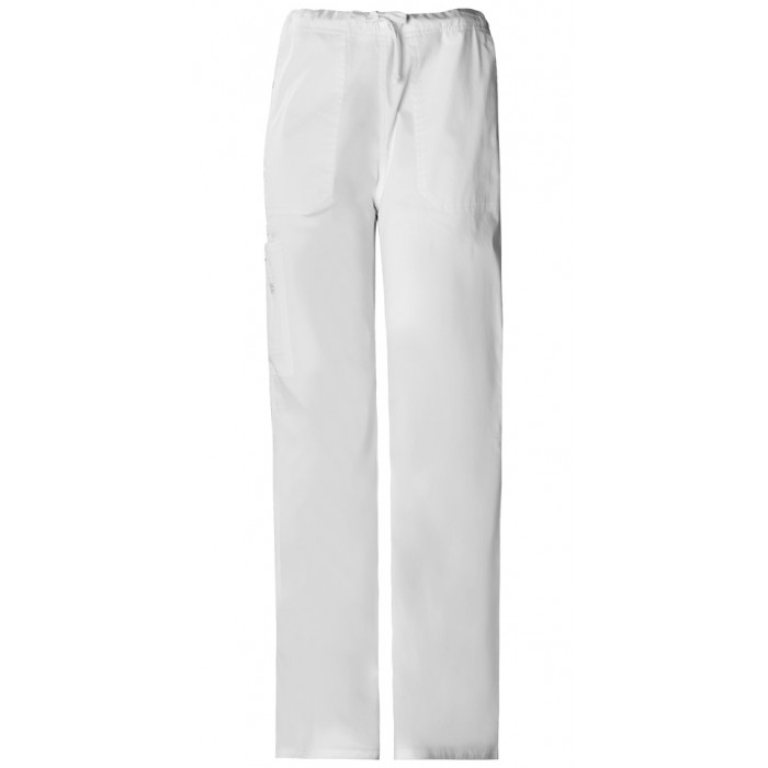 Pantaloni unisex drawstring White